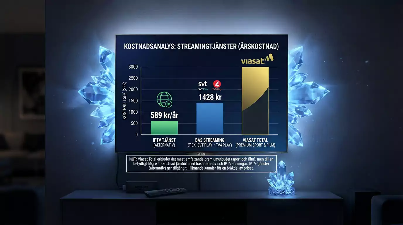 Bästa IPTV Sverige 12 Månader — Bästa Pris 2026 | Bästa IPTV Sverige 4K