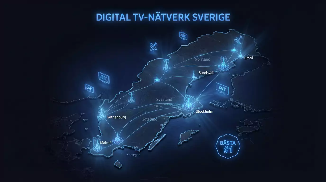 Bästa IPTV Sverige 2026 — Komplett Guide | Bästa IPTV Sverige 4K